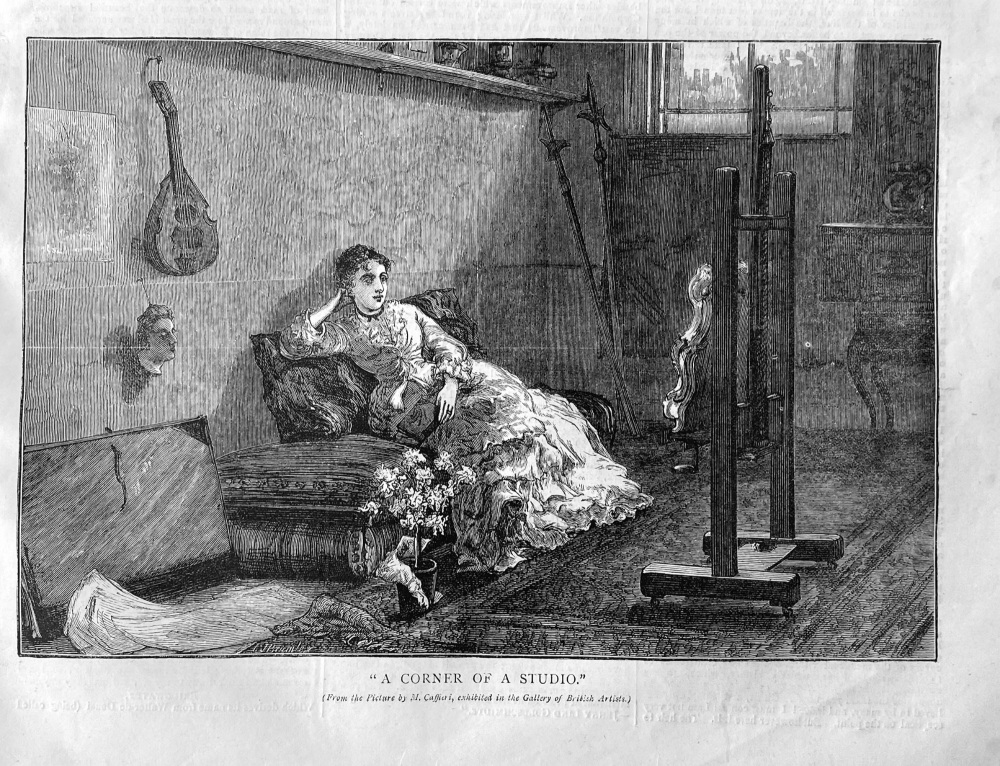 "A Corner of a Studio."  1878.