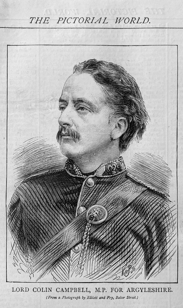 Lord Colin Campbell, M.P. for Argyllshire.  1878.