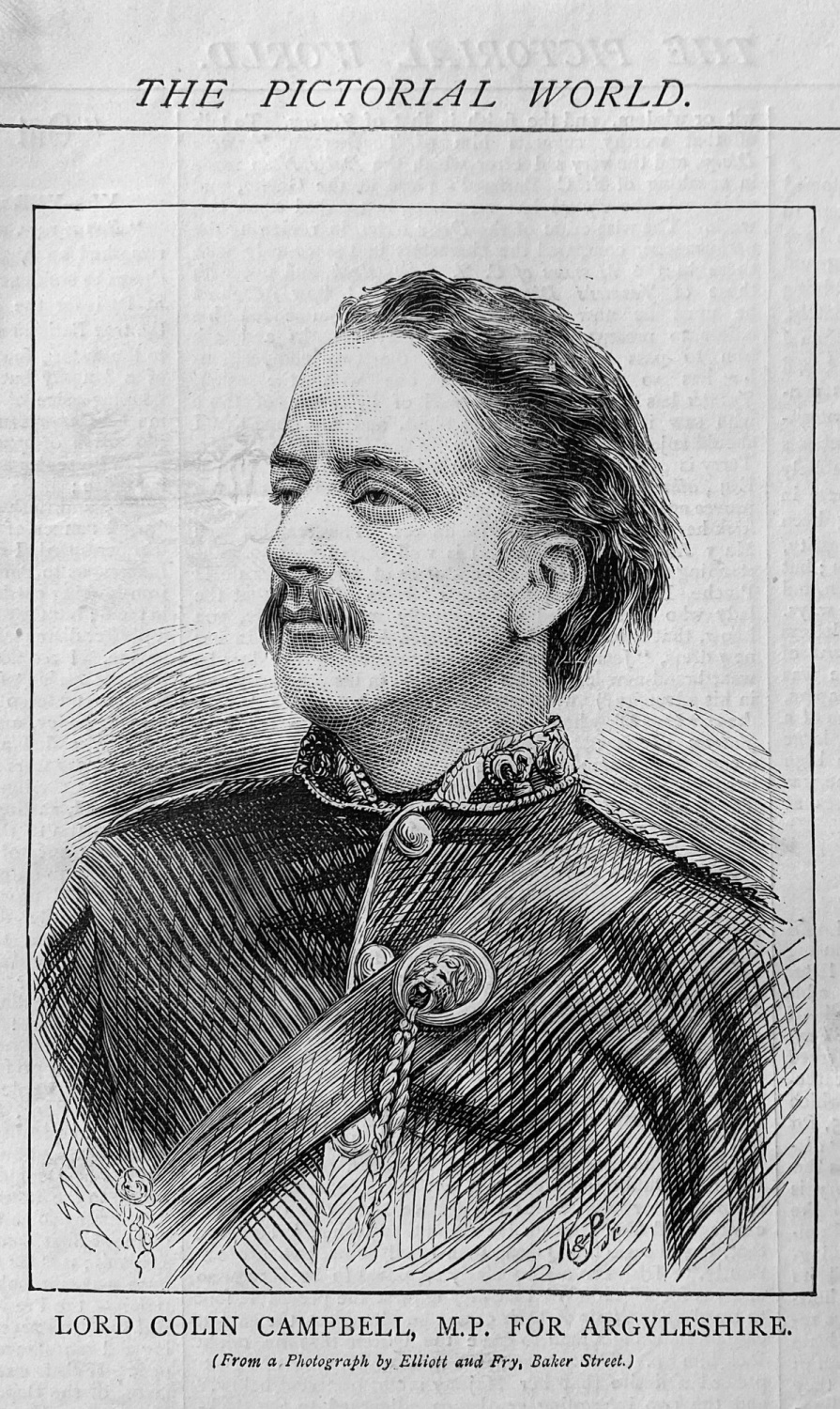 Lord Colin Campbell, M.P. for Argyllshire.  1878.
