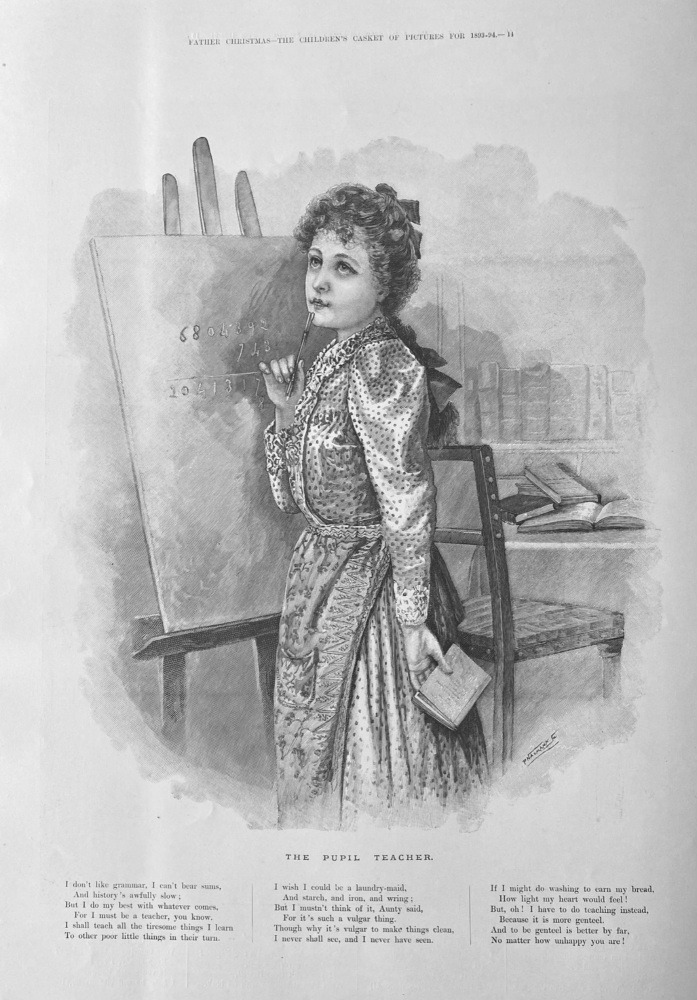 The Pupil Teacher.  1893.