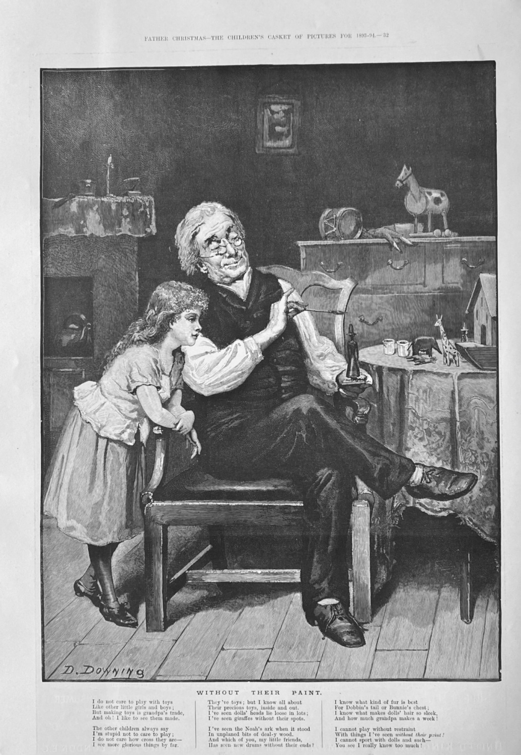 Without Their Paint.  1893.