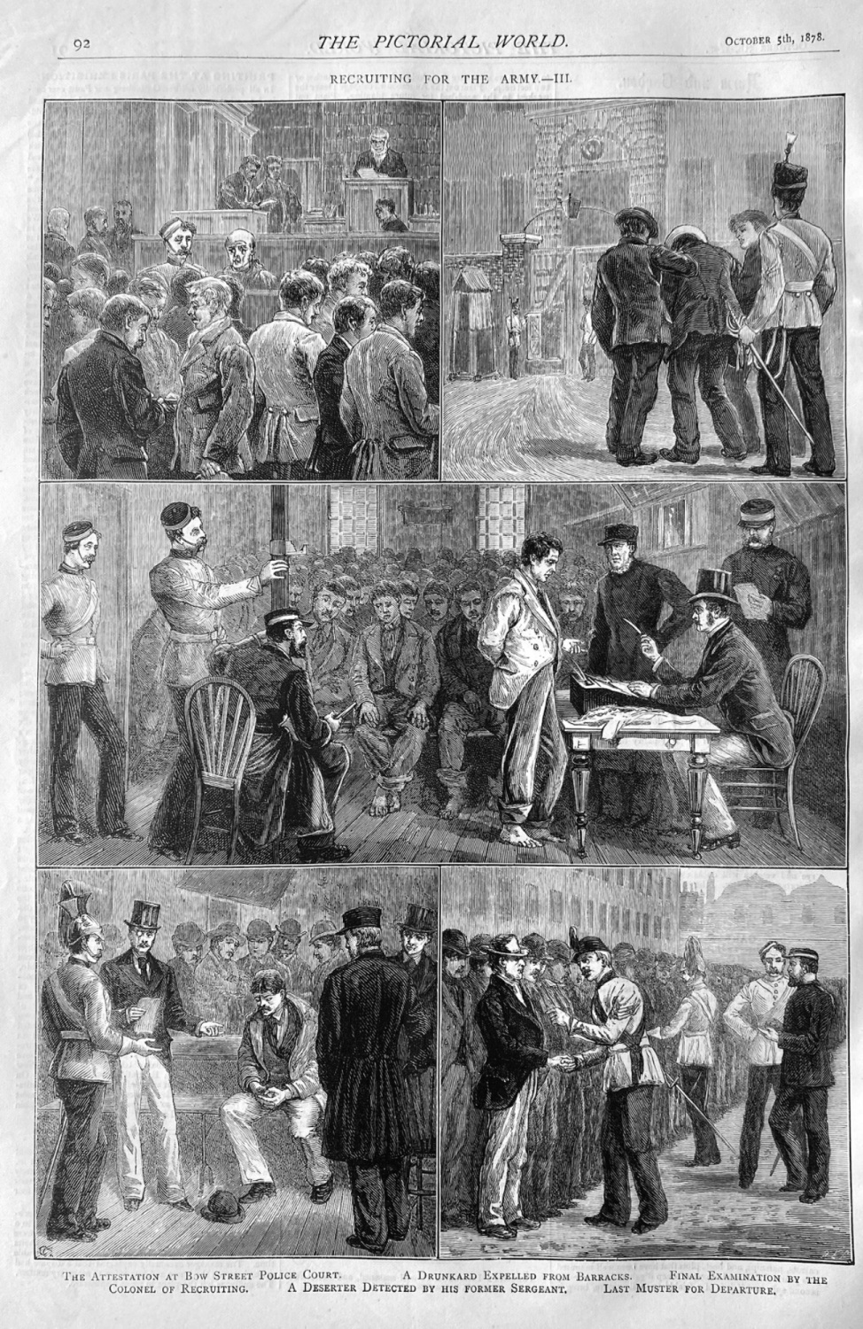 Recruiting for the Army.- III.   1878.