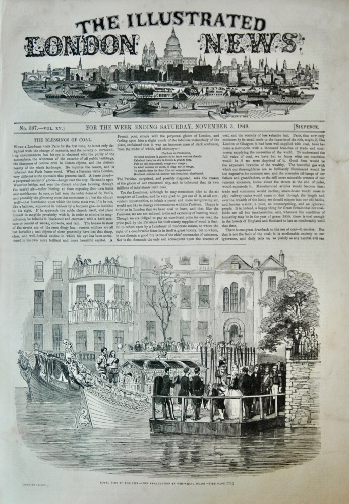 The Illustrated London News - November 3, 1849