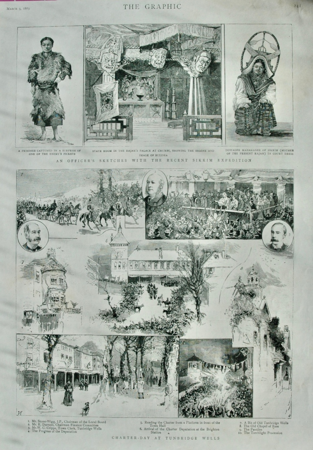 Charter Day at Tunbridge Wells - 1889