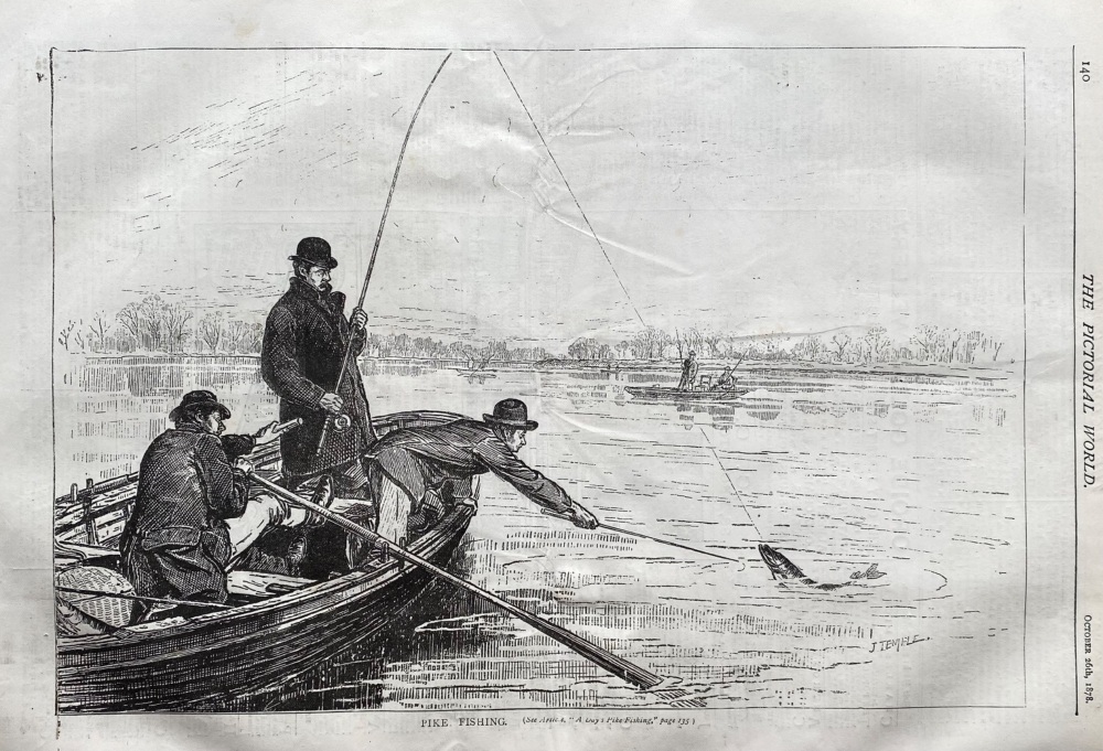 Pike Fishing.  1878.