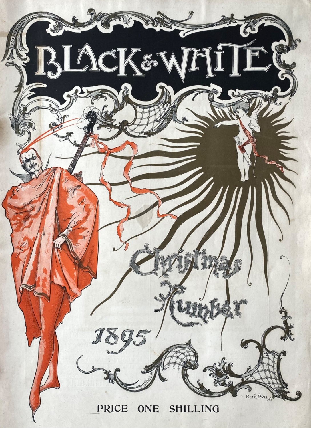 Black and White Christmas Number 1895.  (Front Cover).