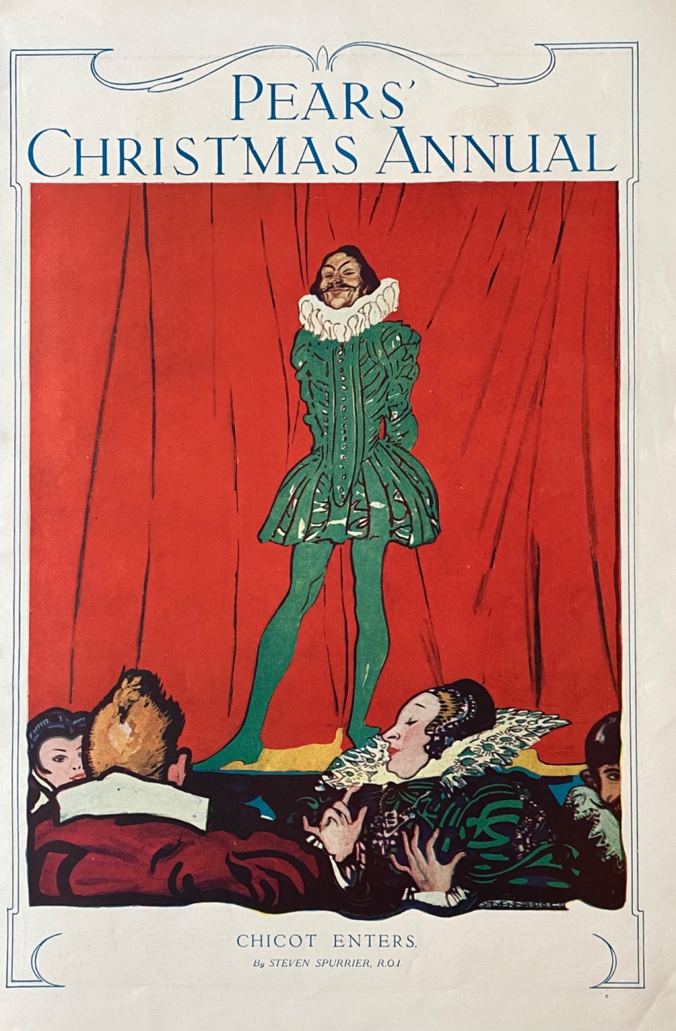 Chicot Enters. By Steven Spurrier.   (Title Page from Pears' Christmas Annu