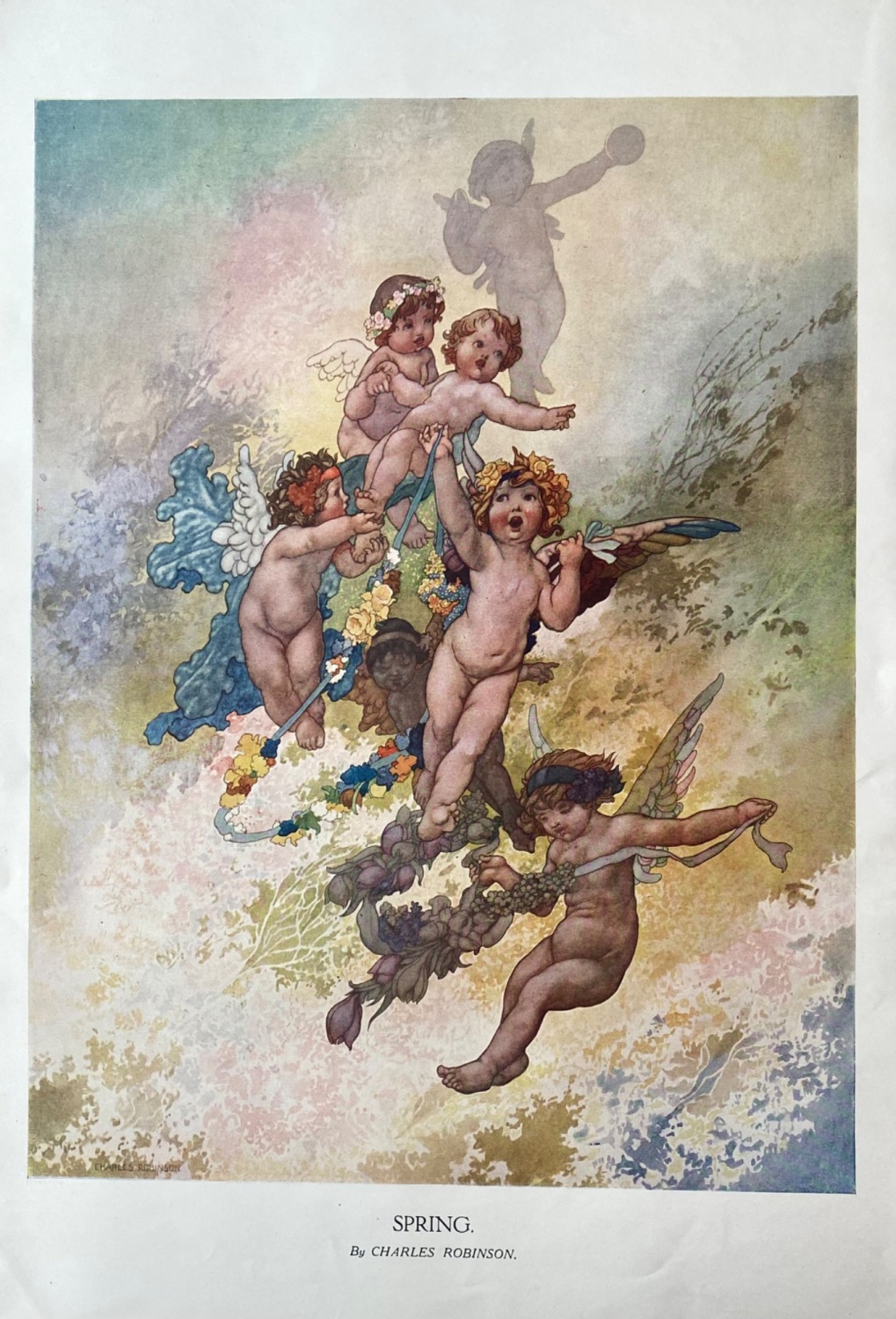 Spring,  From the Seasons.  By Charles Robinson.  1920.