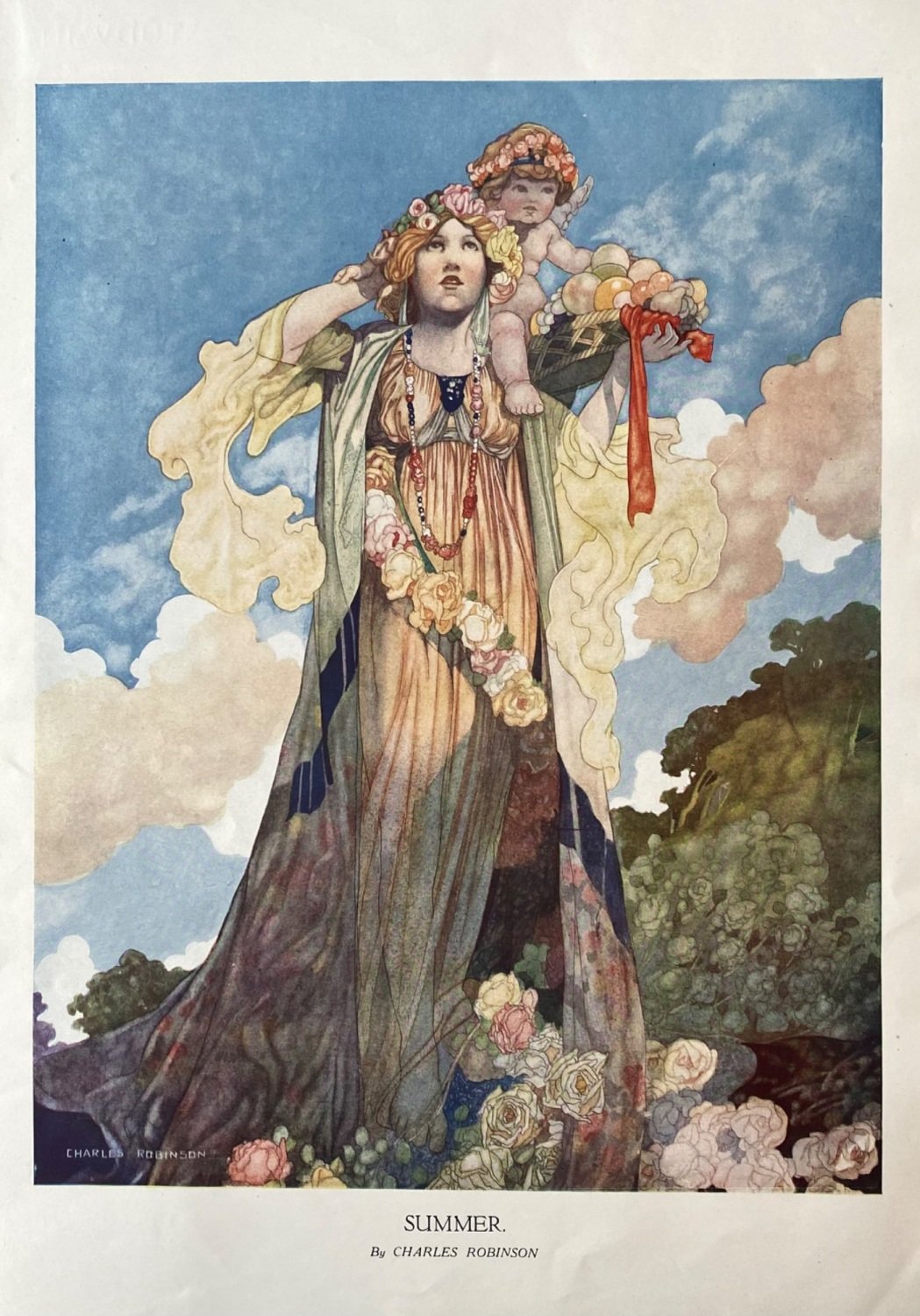 Summer.  From the Seasons. By Charles Robinson.  1920.