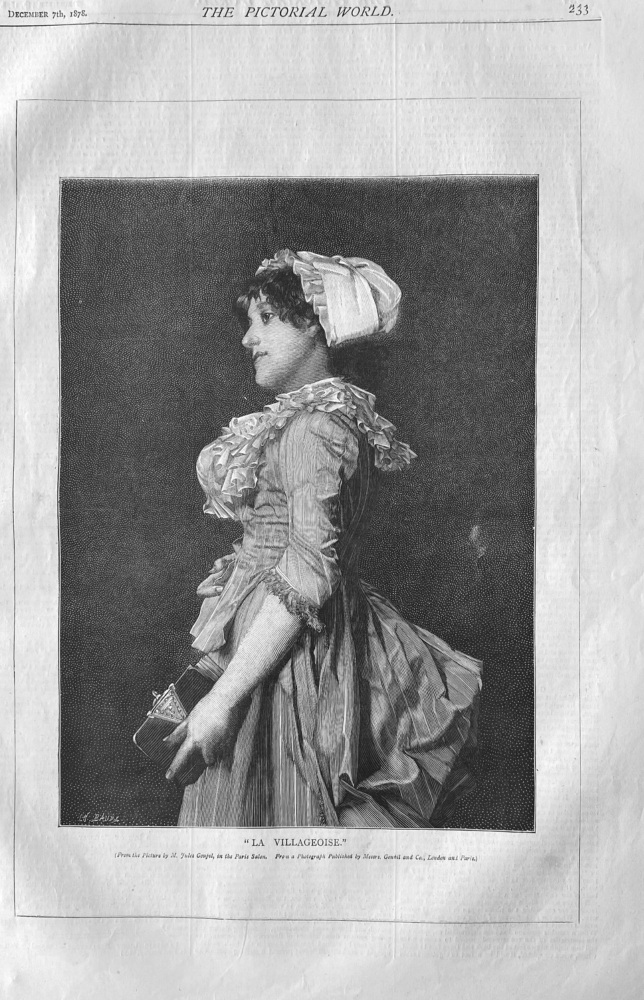 "La Villageoise."  1878.