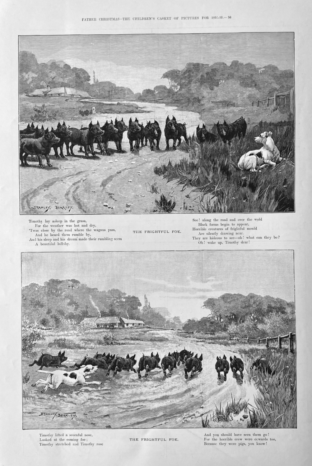 The Frightful Foe.  1892-93.