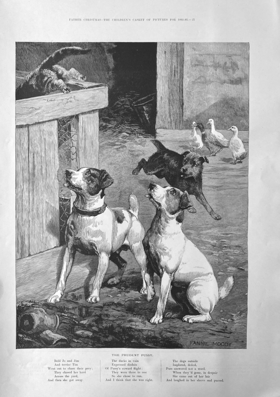 The Prudent Pussy.  1892-93.