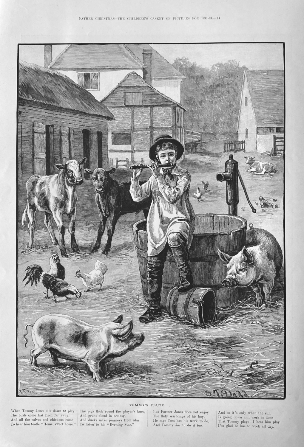 Tommy's Flute.  1892-93.