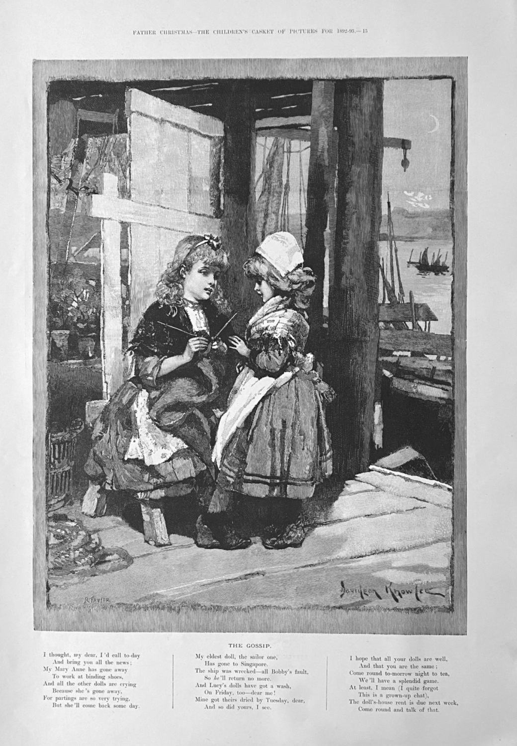 The Gossip.  1892-93.