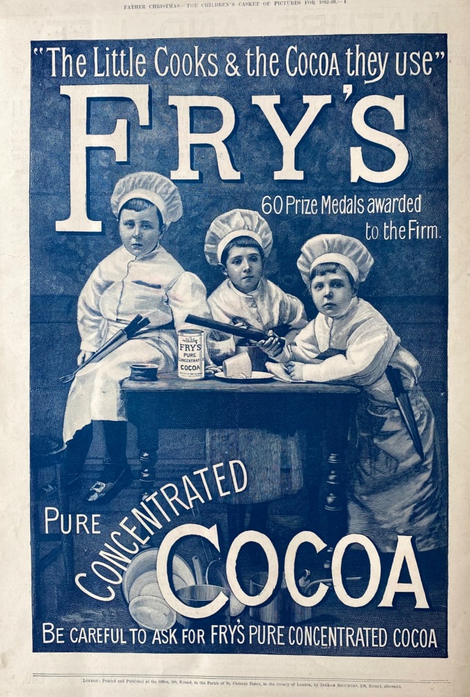 Fry's Pure Concentrated Cocoa.  1892-93.