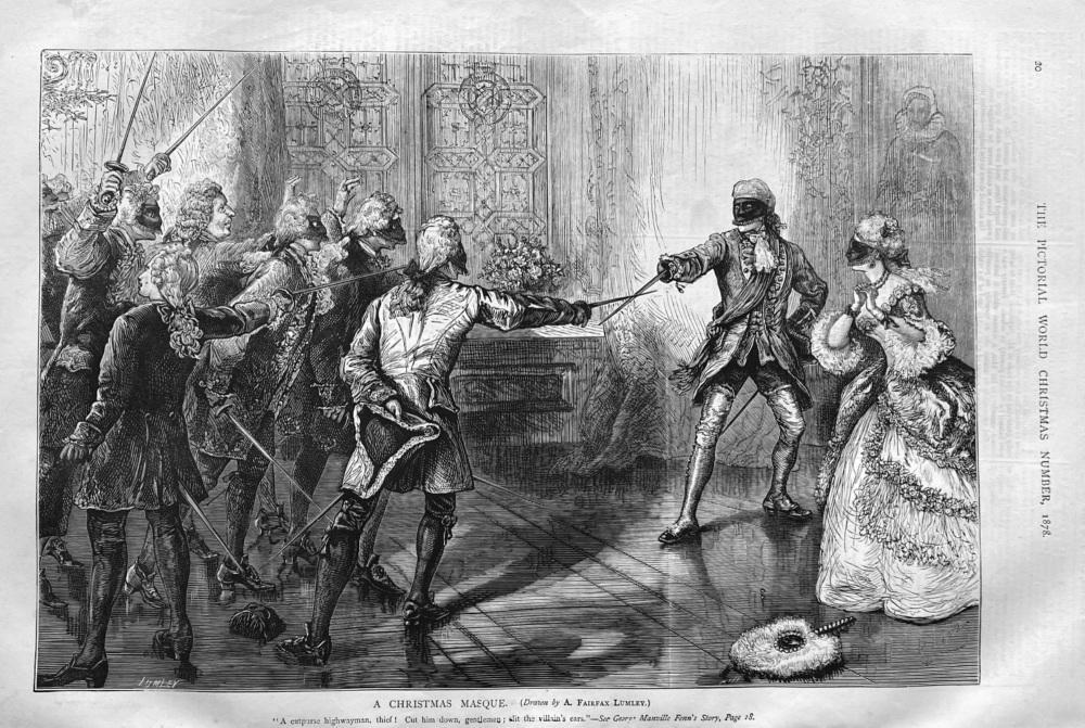 A Christmas Masque.  1878.