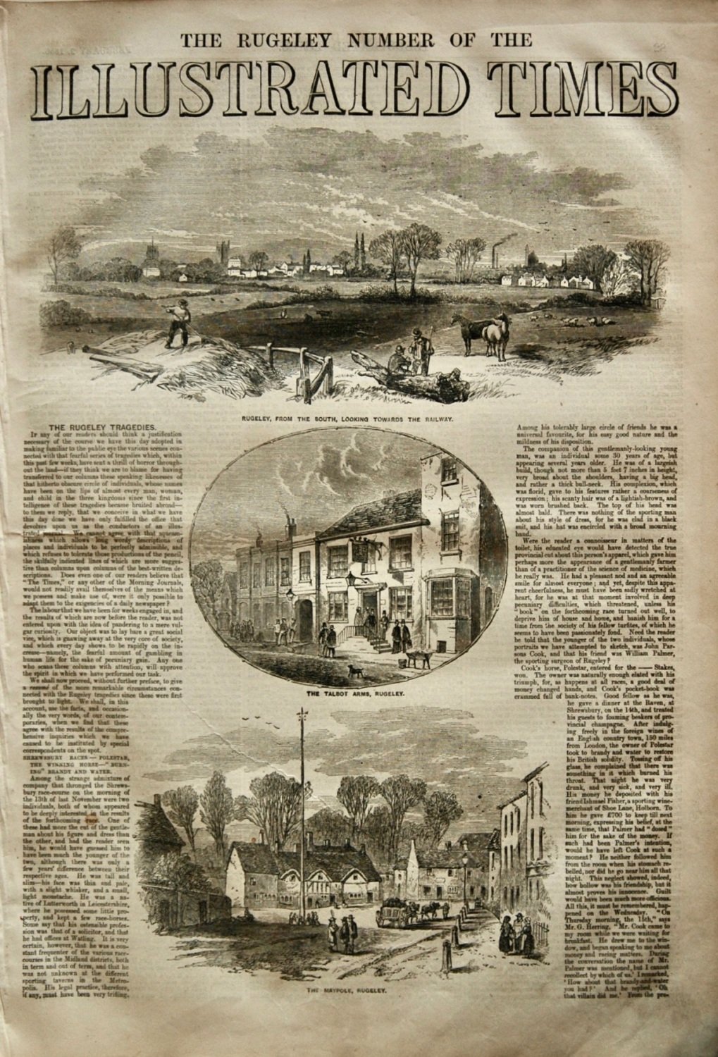 Illustrated Times - Rugeley Number - 1856