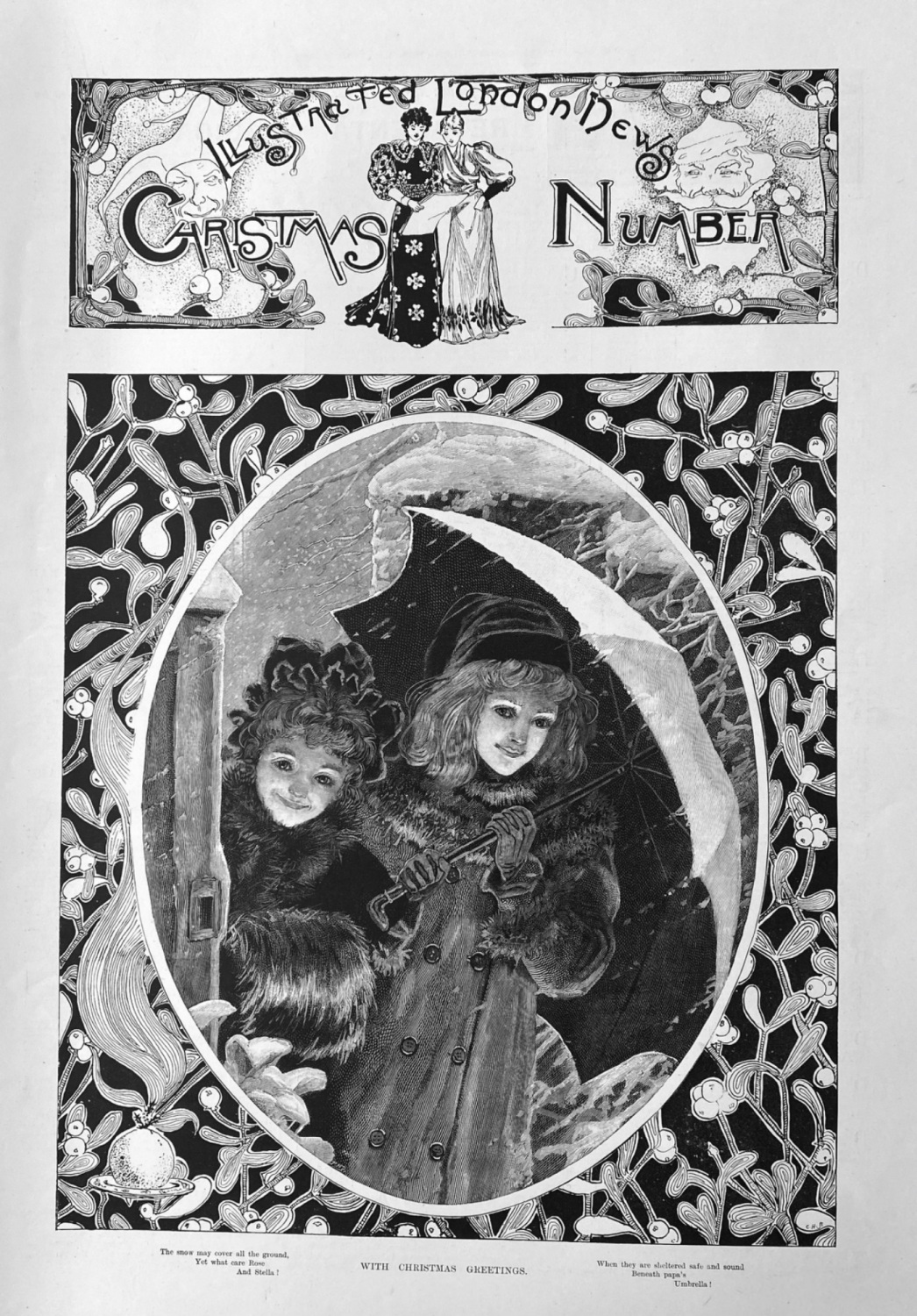 The Illustrated London News Christmas Number, 1895.  :  With Christmas Gree