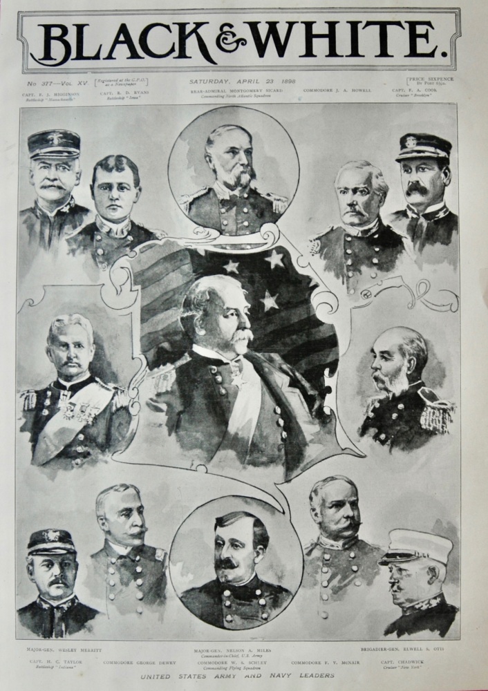 United States Army and Navy Leaders - 1898