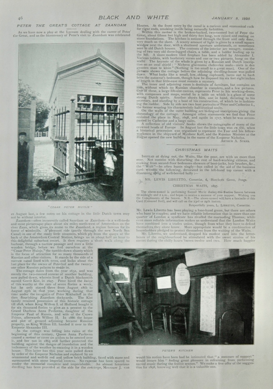 Peter The Great's Cottage - 1898