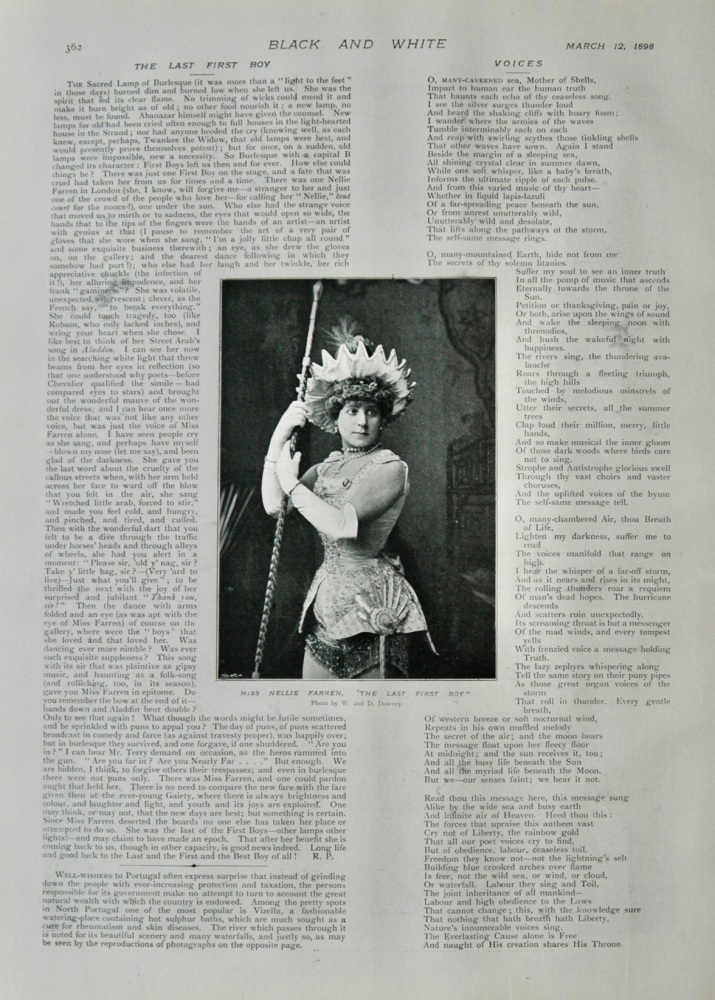 Nellie Farren - 1898