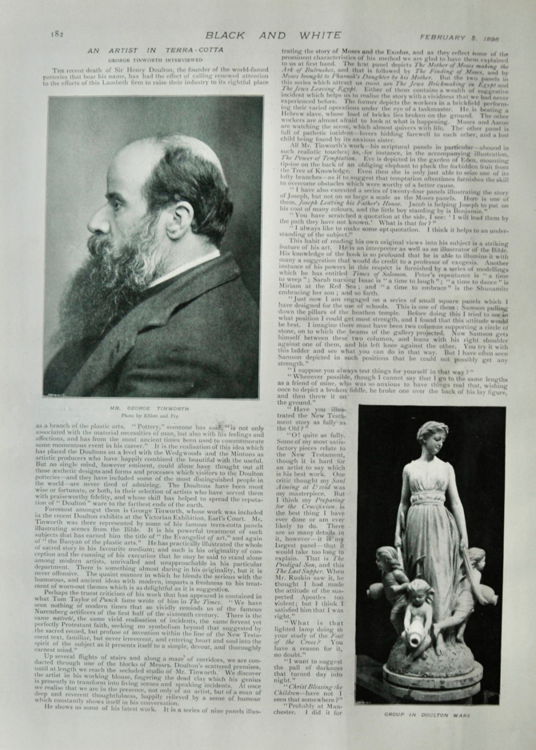 An Artist in Terra Cotta - George Tinworth - 1898