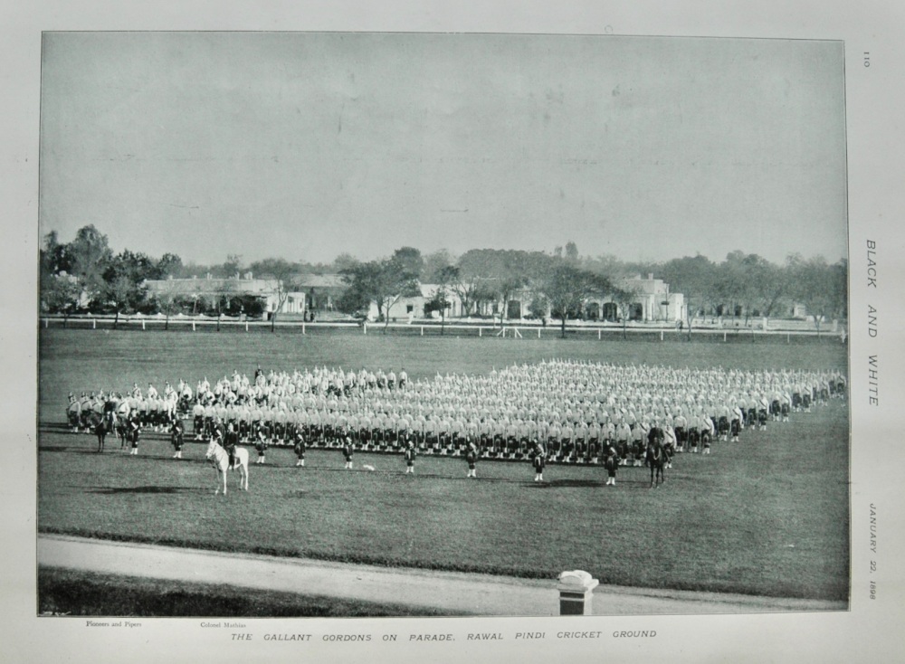 The Gallant Gordons on Parade - 1898