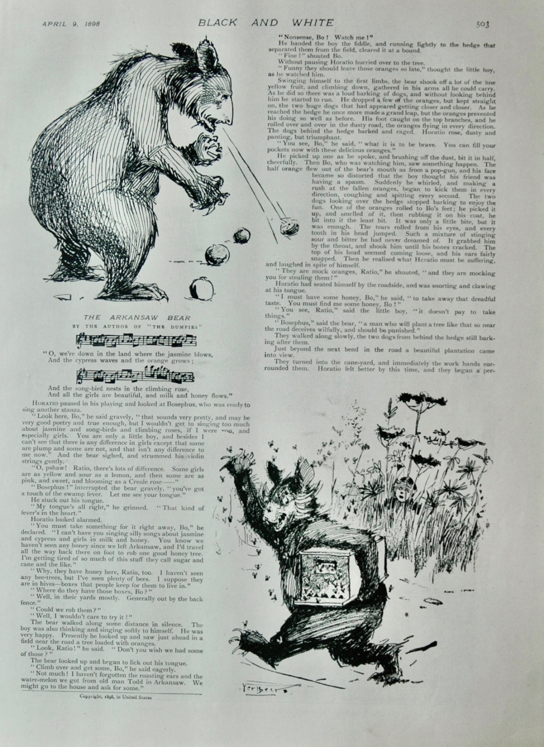 The Arkansaw Bear - 1898