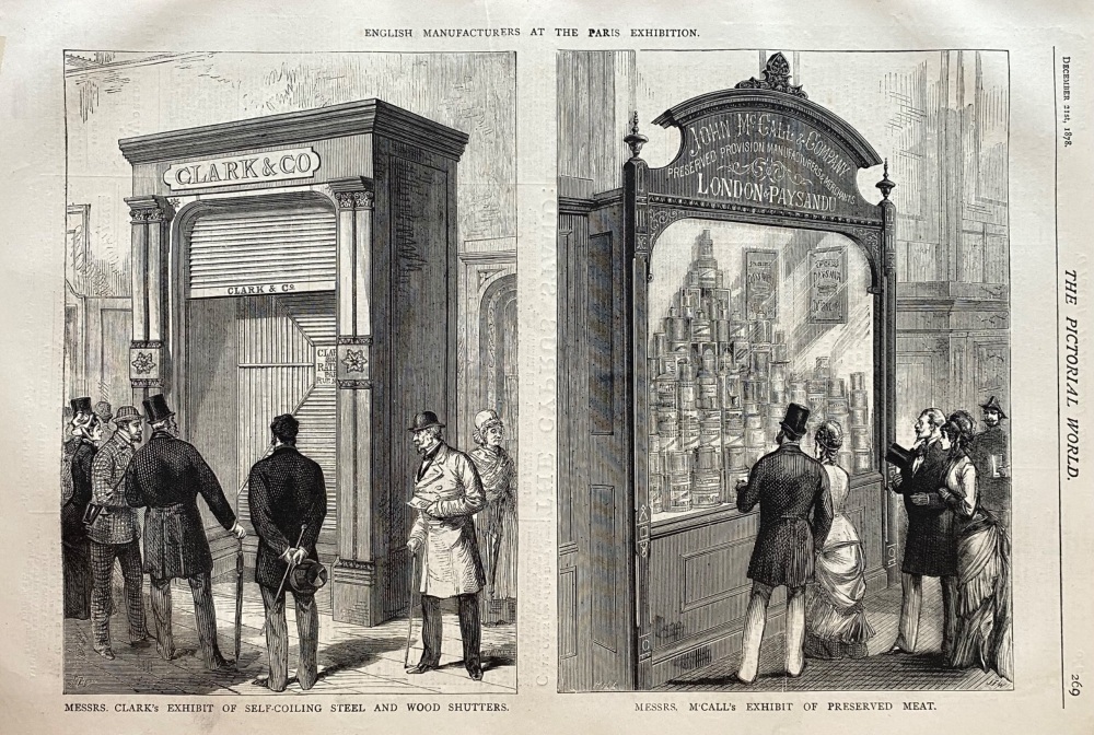 English Manufacturers at the Paris Exhibition.  1878.