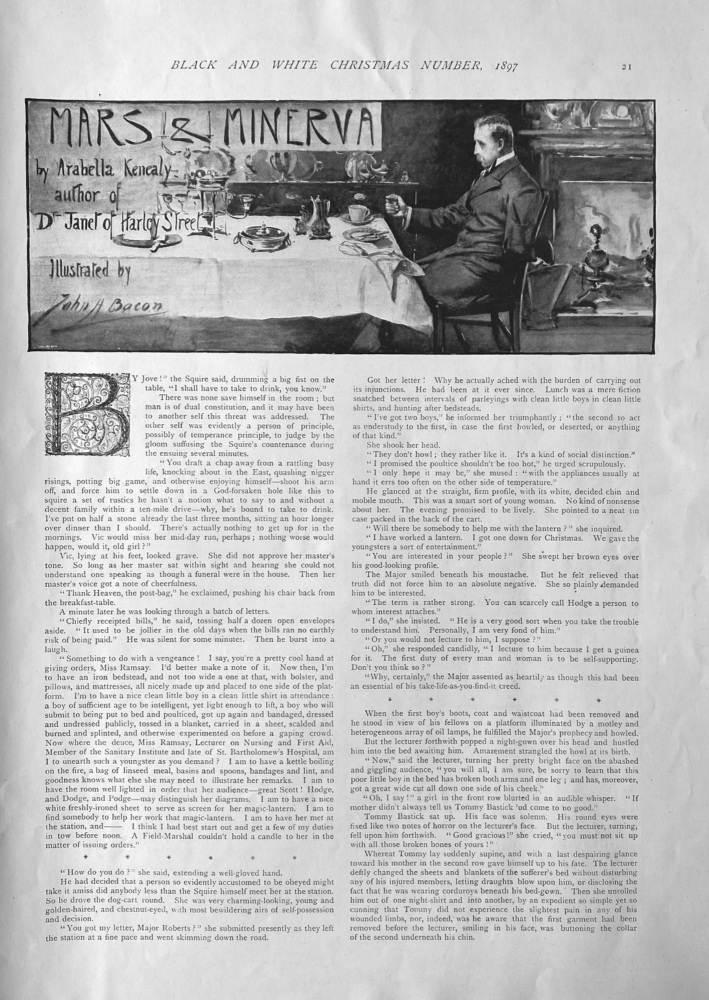 Mars & Minerva. By Arabella Kencaly.  1897.