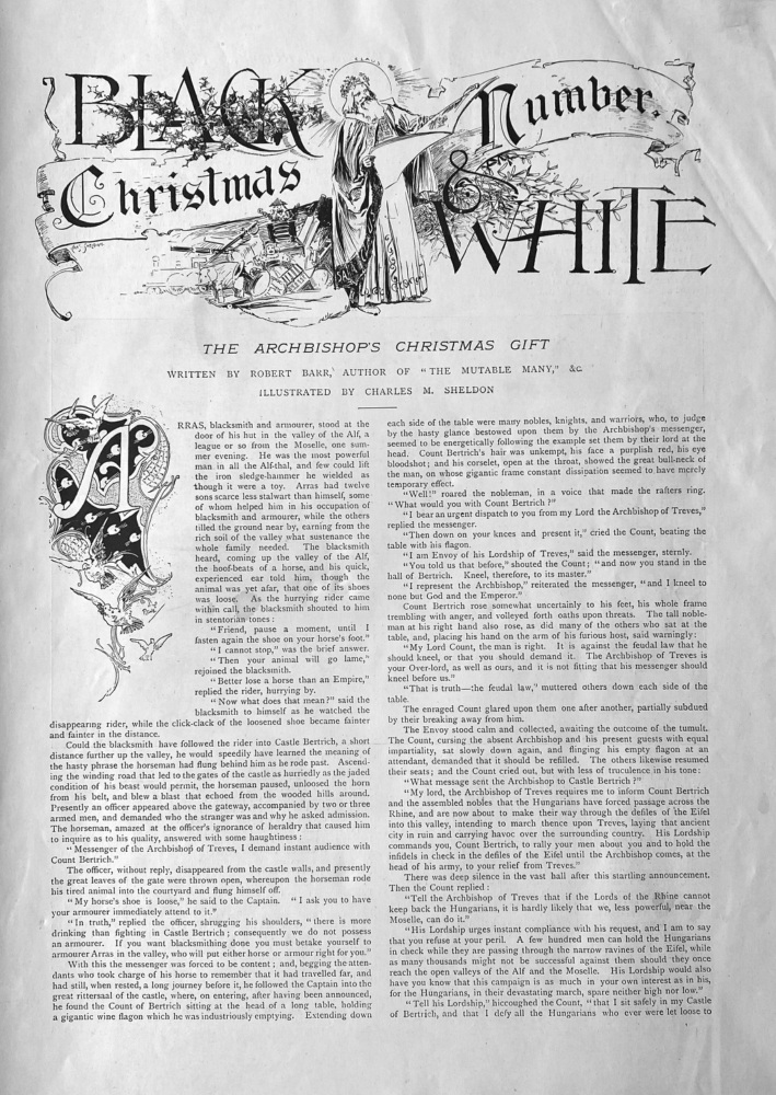 The Archbishop's Christmas Gift.  1897.