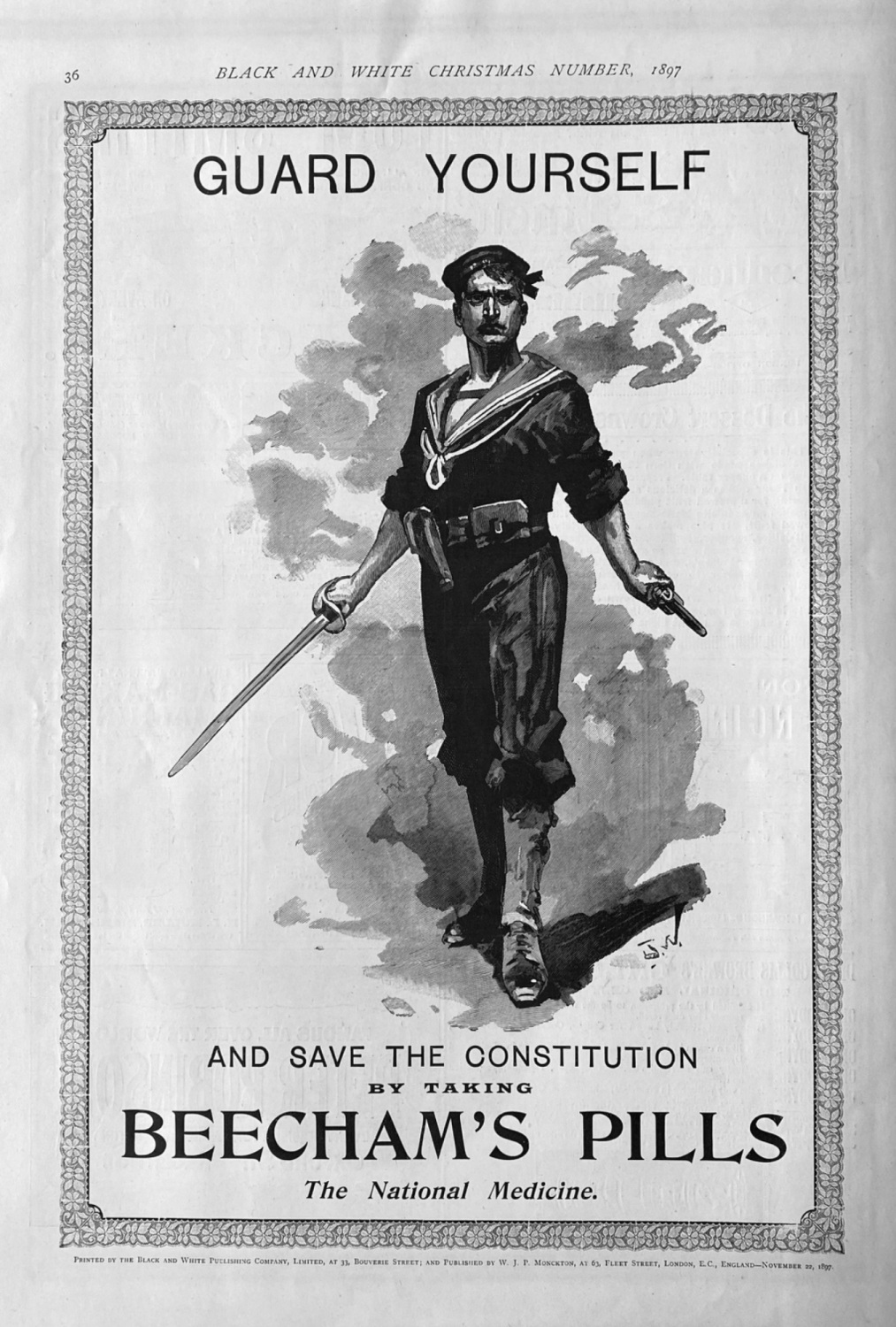 Beecham's Pills.  1897.