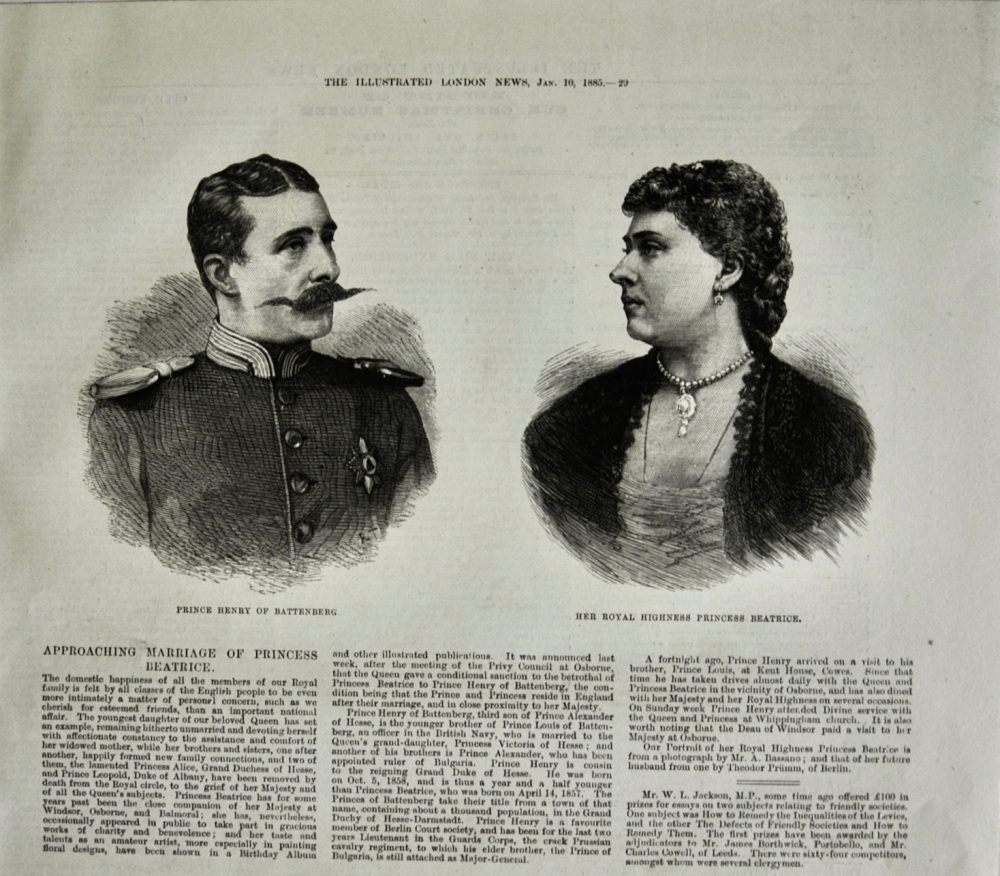 The Marriage of Princess Beatrice - 1885