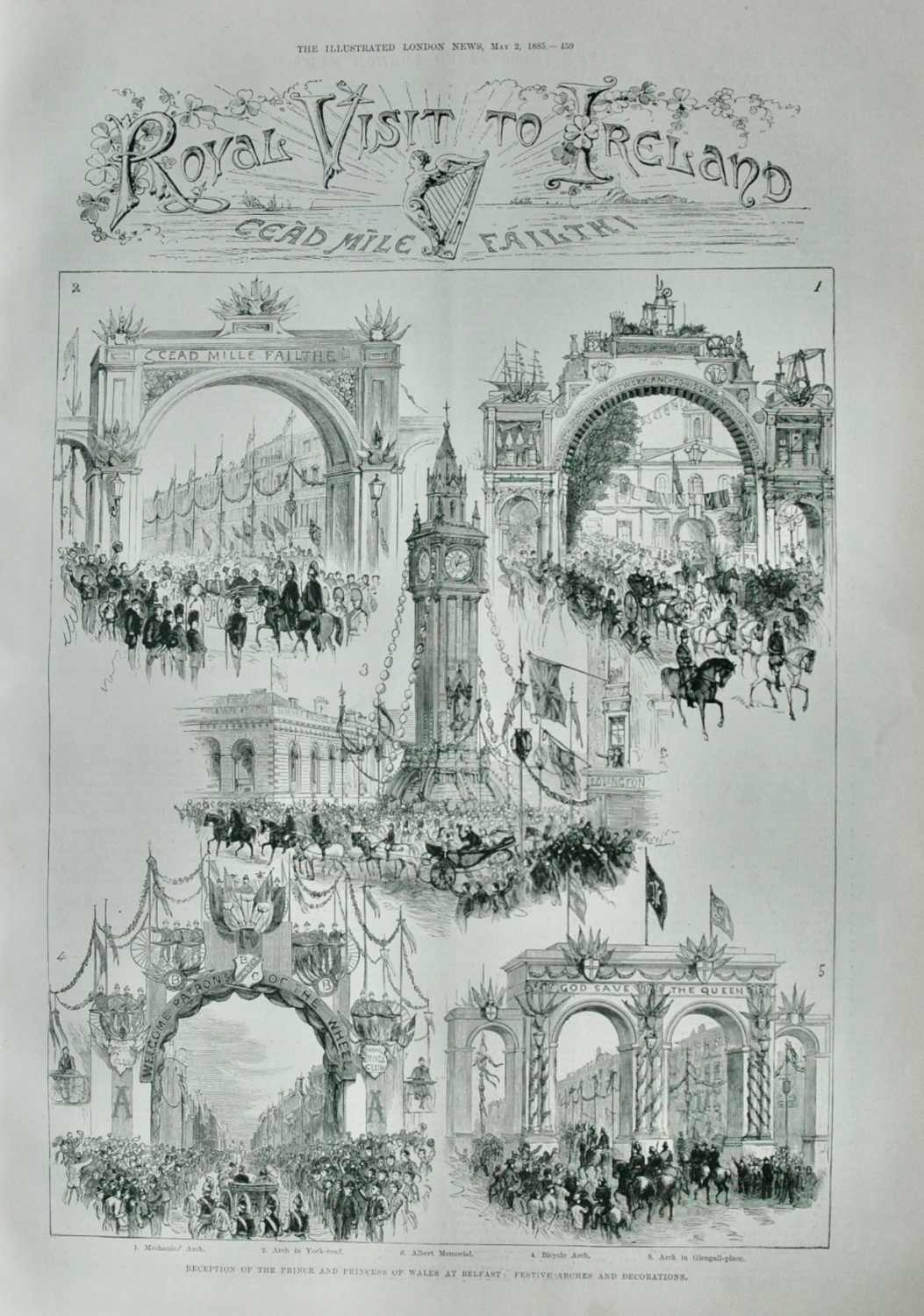 The Royal Visit to Ireland - 1885