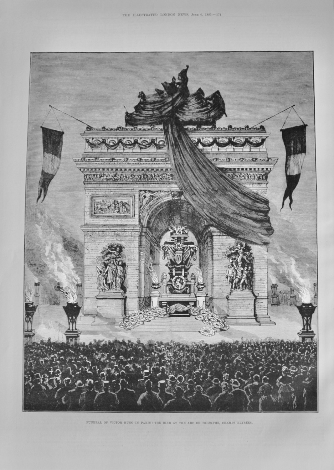 Funeral of Victor Hugo - 1885