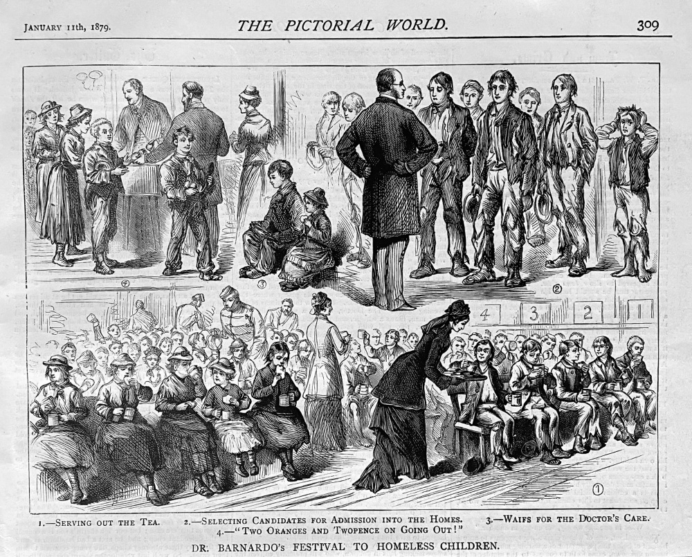 Dr. Barnardo's Festival to Homeless Children.  1879.