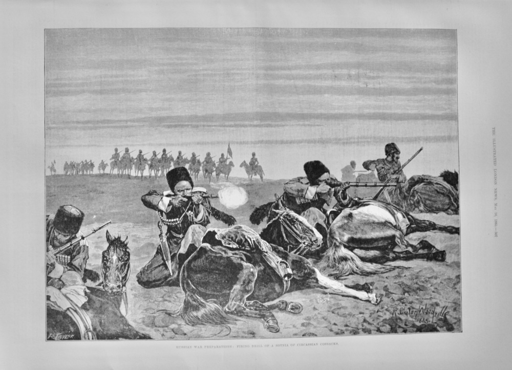 Firing Drill Of A Sotnia 1885 Firing Drill Of A Sotnia 1885