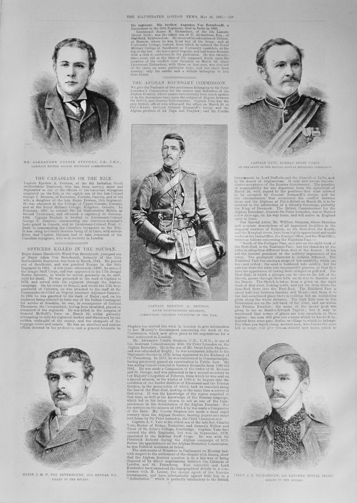 War Portraits - 1885