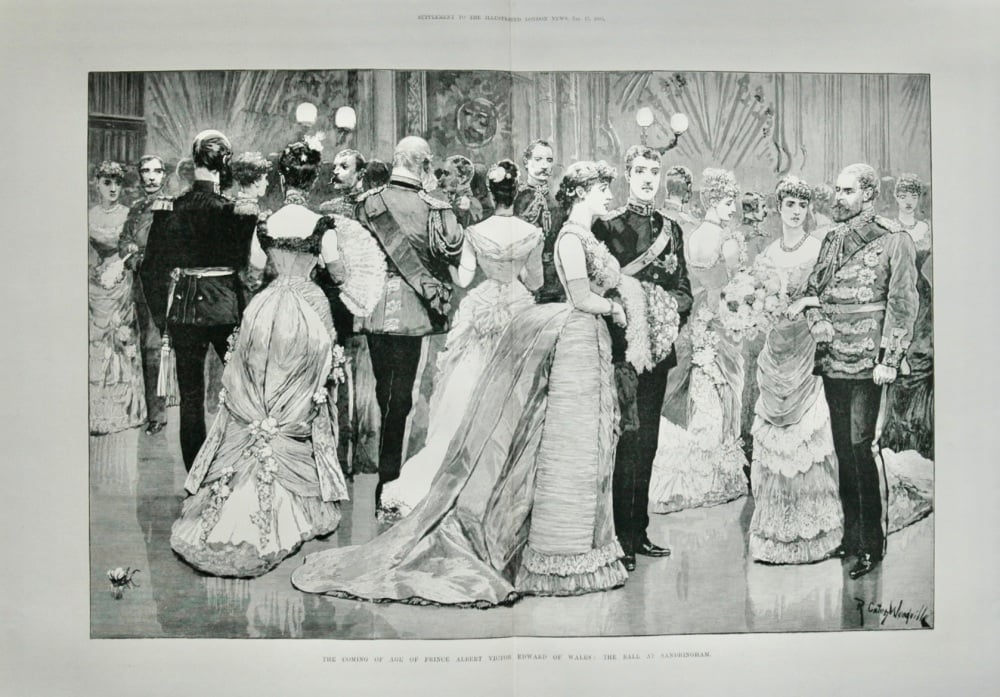 The Ball at Sandringham - 1885