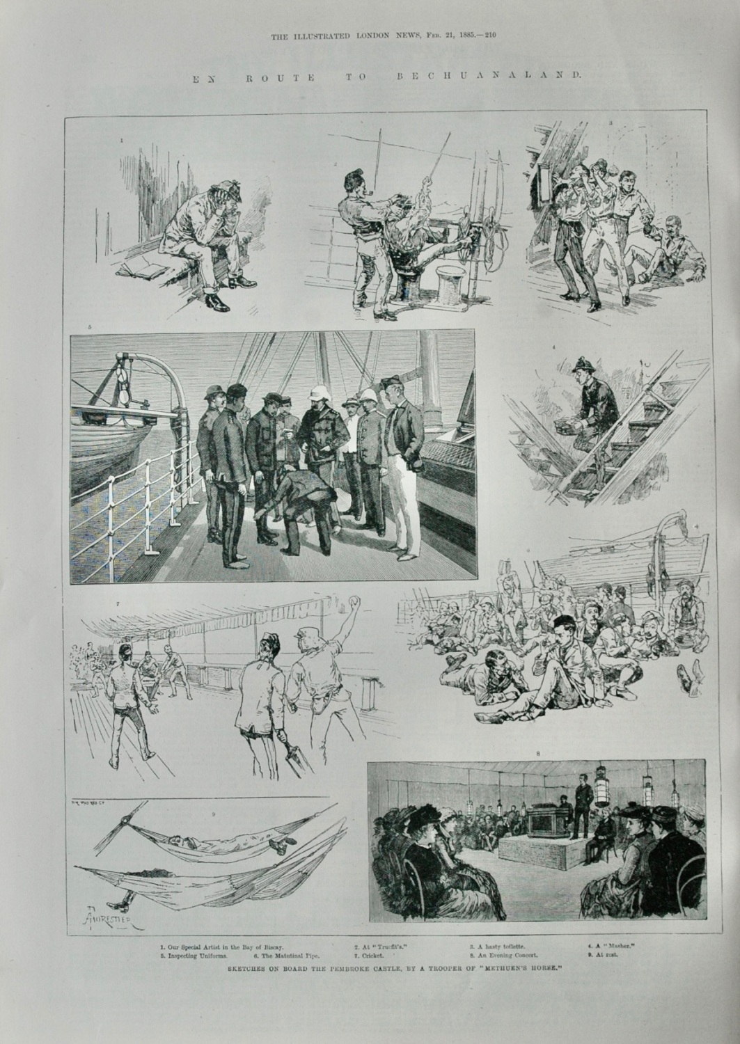 En Route to Bechuanaland - 1885