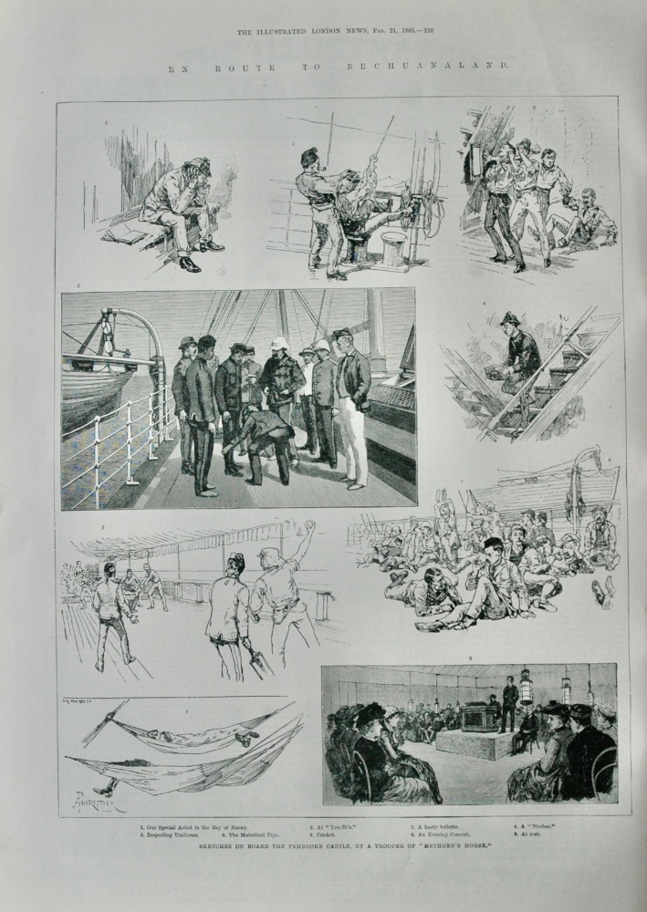 En Route to Bechuanaland - 1885