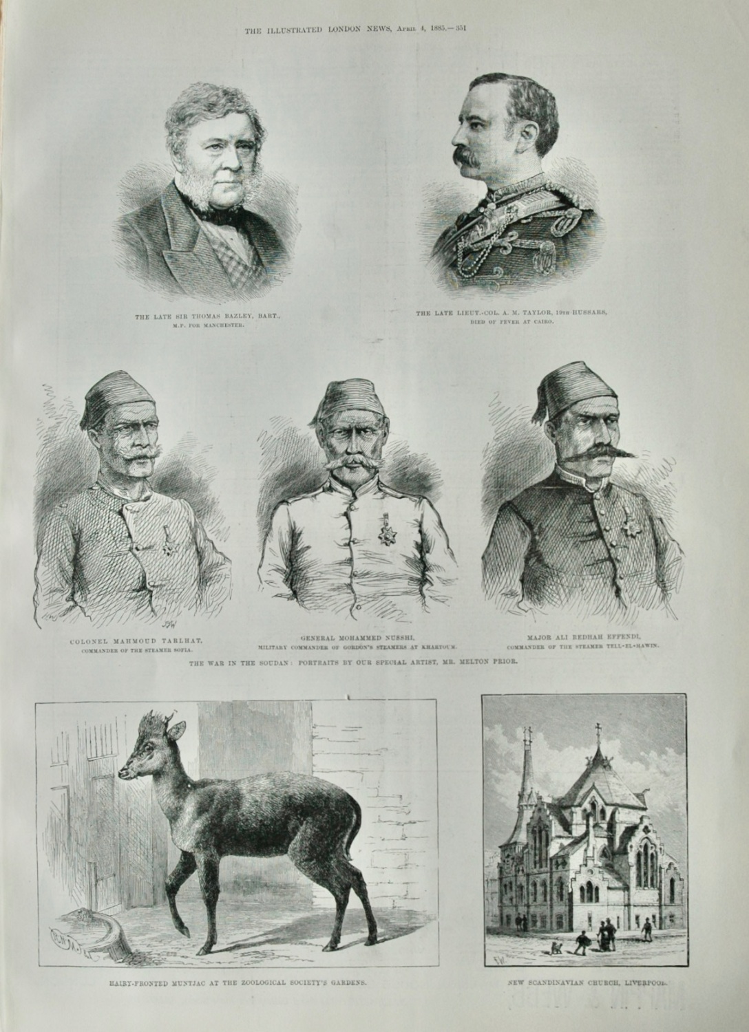 The War in the Soudan - Portraits - 1885