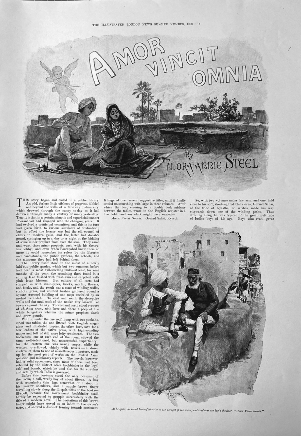 Amor Vincit Omnia.  By Flora  Annie Steel.  1893.