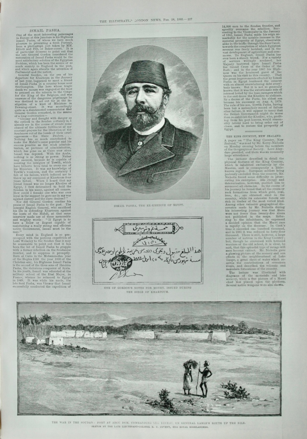 Ismail Pasha - 1885