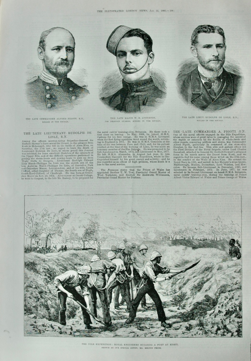 The Nile Expedition - Sketches - 1885