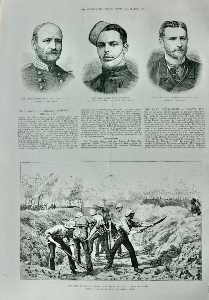 The Nile Expedition - Sketches - 1885