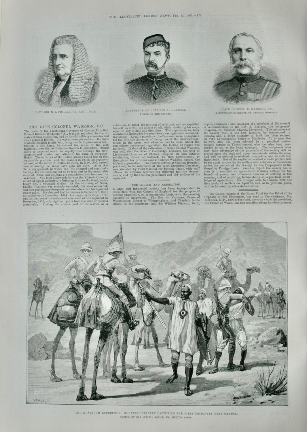 The Khartoum Expedition - sketches - 1885