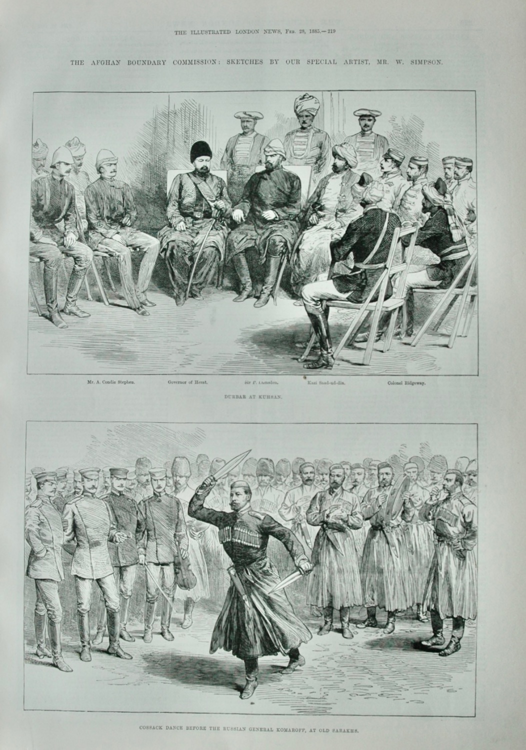 Durbar at Kuhsan - 1885