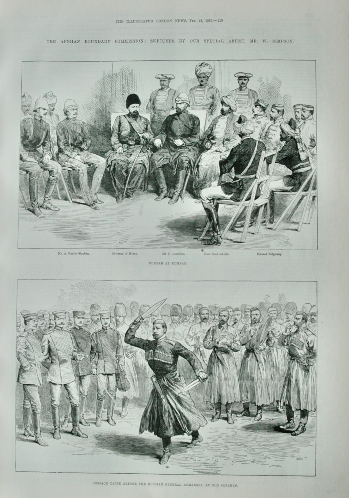 Durbar at Kuhsan - 1885