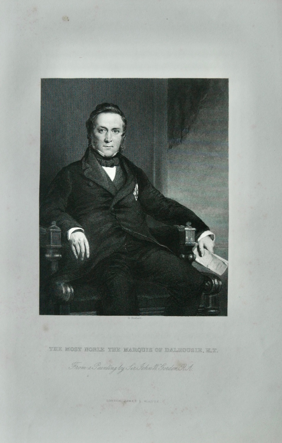 The Most Noble The Marquis of Dalhousie, K.T. - 1861